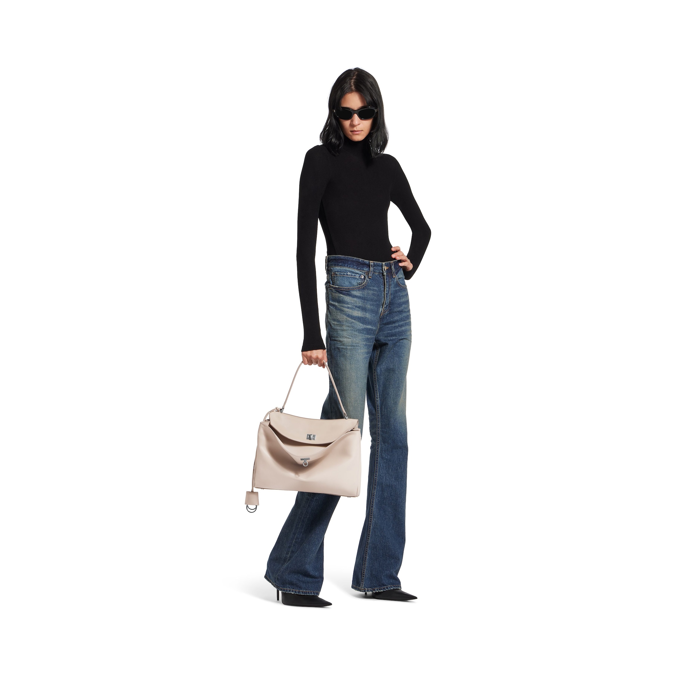 Balenciaga Women's Rodeo Handbag Medium7897722AA4U1000