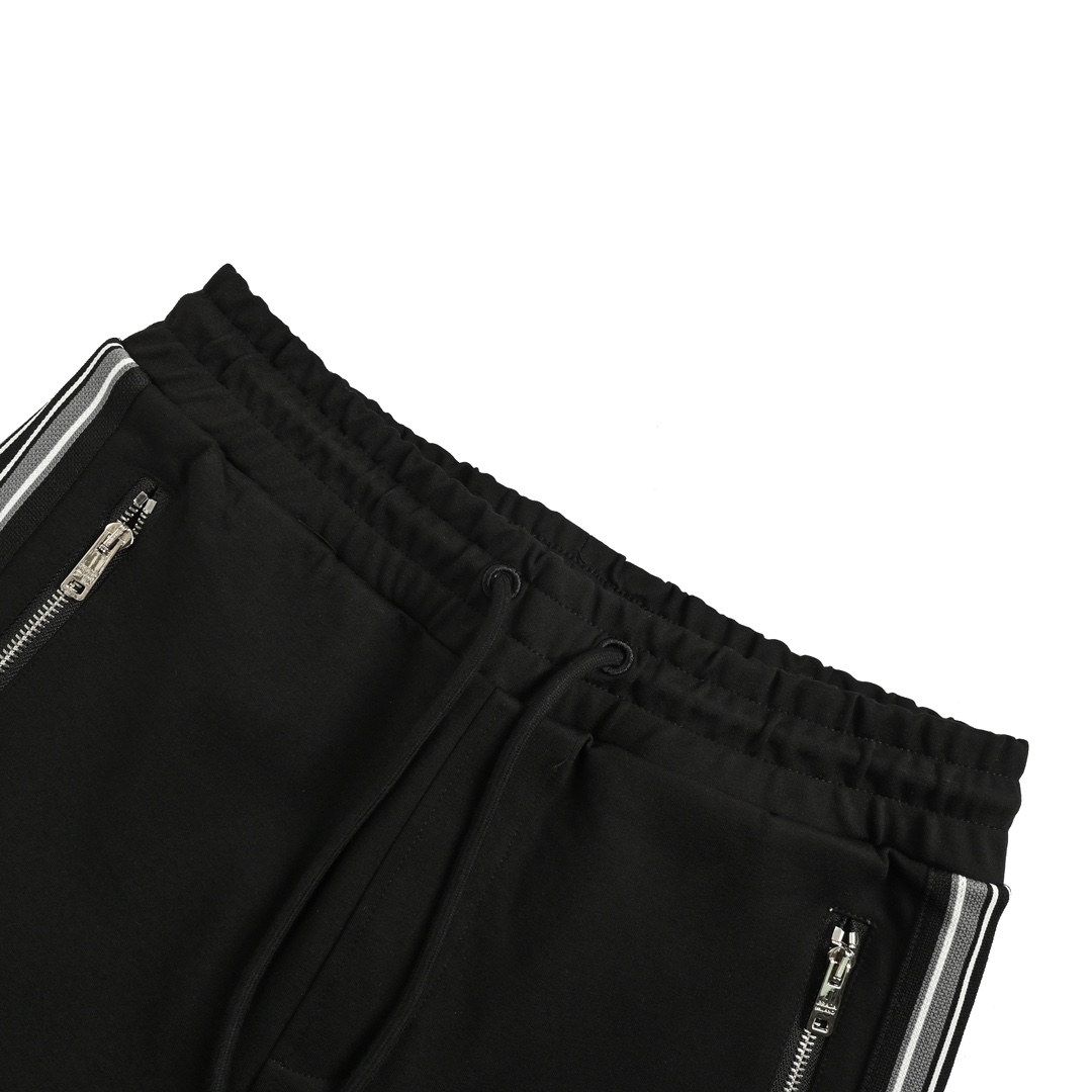 Prada 24Fw zip pocket side webbing trousers