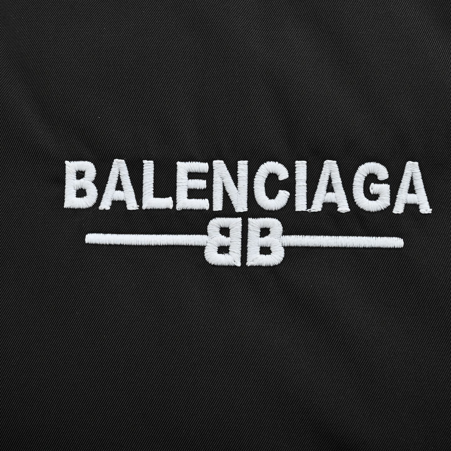 Balenciaga 24Fw double B embroidered cotton jacket