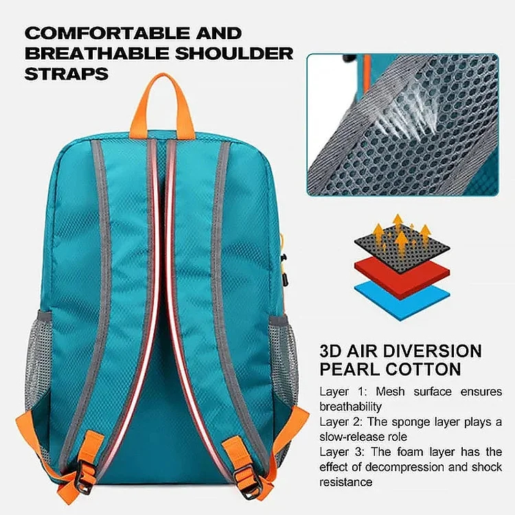 (🔥Last Day Promotion-SAVE 50% OFF)30L Lightweight Foldable Waterproof  Travel Camping Backpack-BUY 2 GET 10% OFF AND FREE SHIPPING