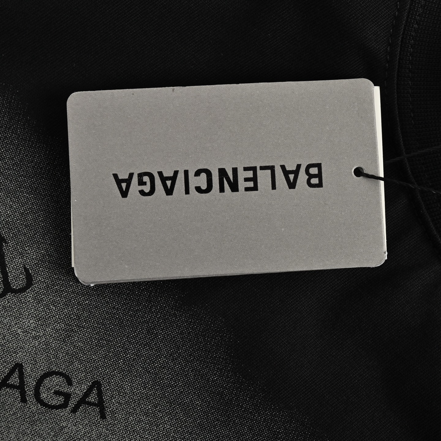 Balenciaga Gradient full-print letter short sleeves