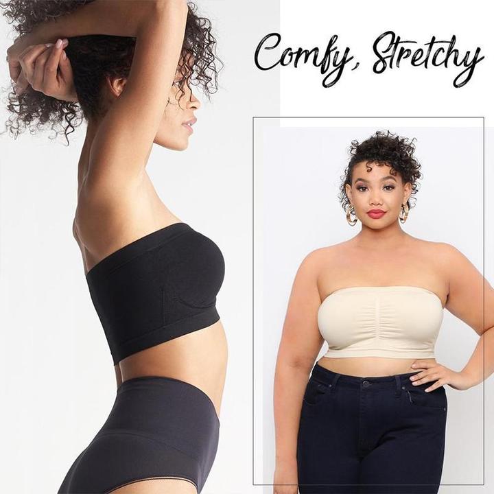 (Last Day Flash Sale-50% OFF) 2PCS/SET Full Support Seamless Bandeau-BUY 2 SETS FREE SHIPPING