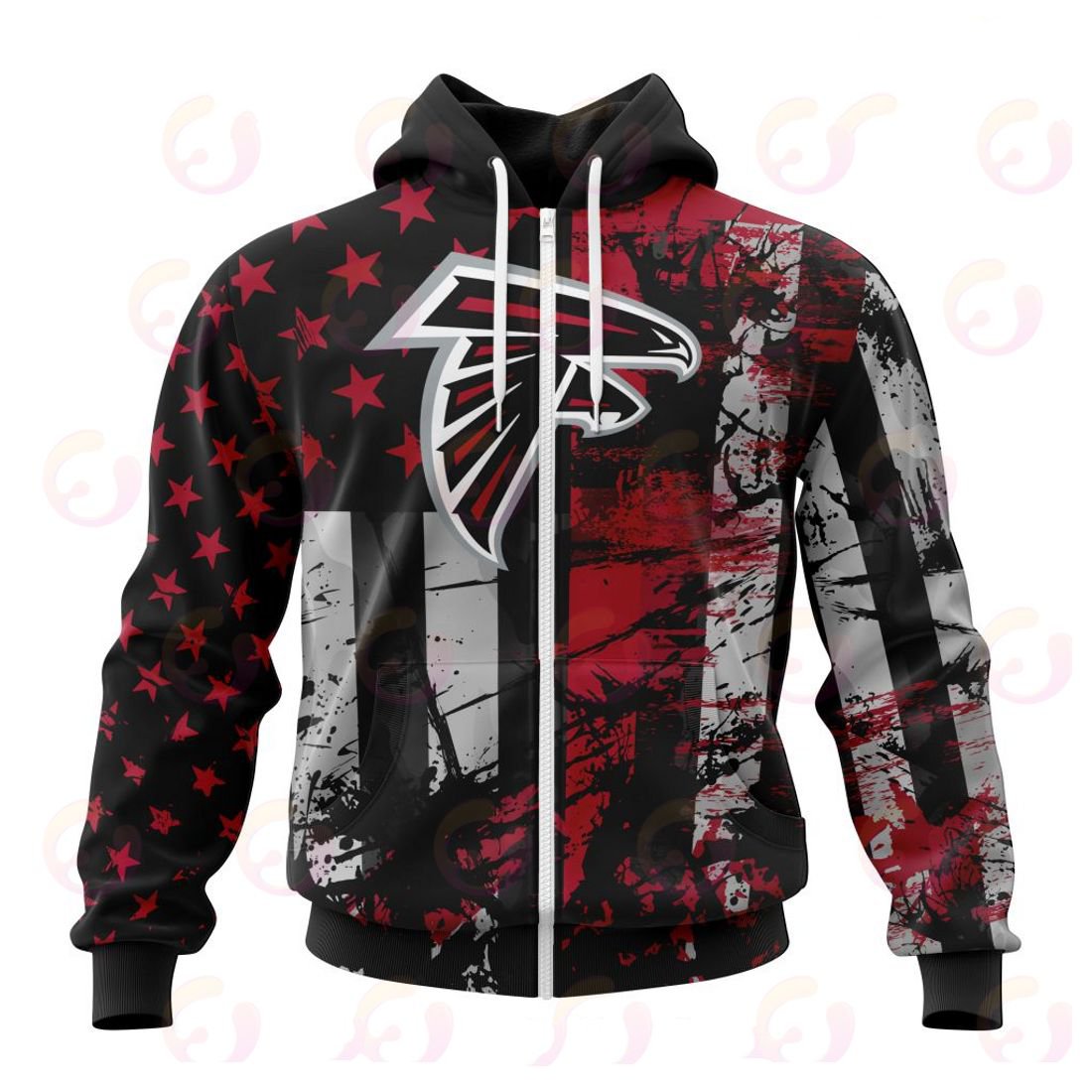 ATLANTA FALCONS 3D HOODIE JERSEY FOR AMERICA