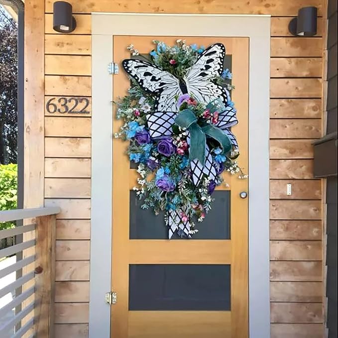 🎄Early Christmas Sale 49% OFF🎄🦋Handmade Butterfly Christmas Wreath