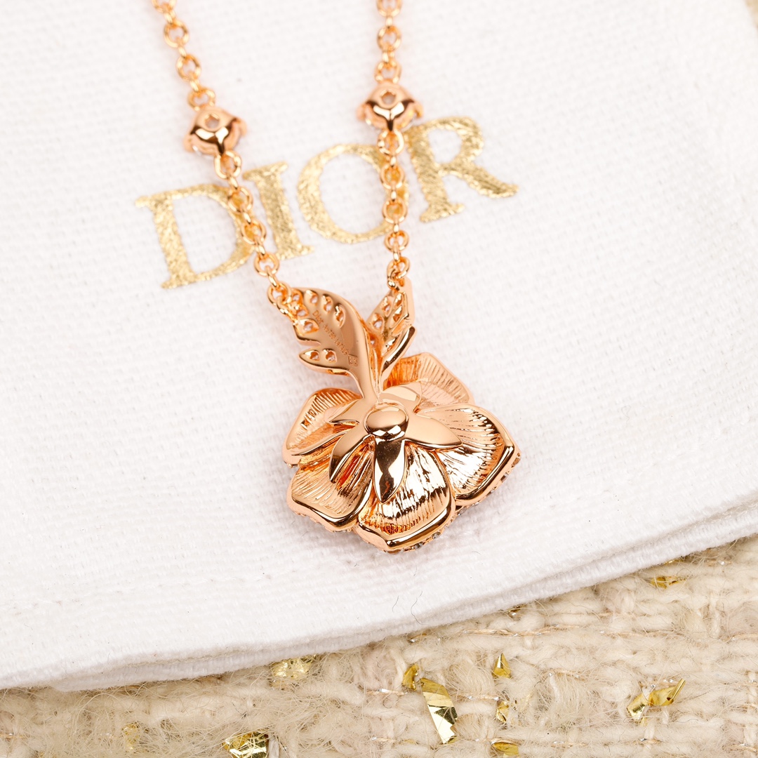 Dior Rose Diamond Necklace