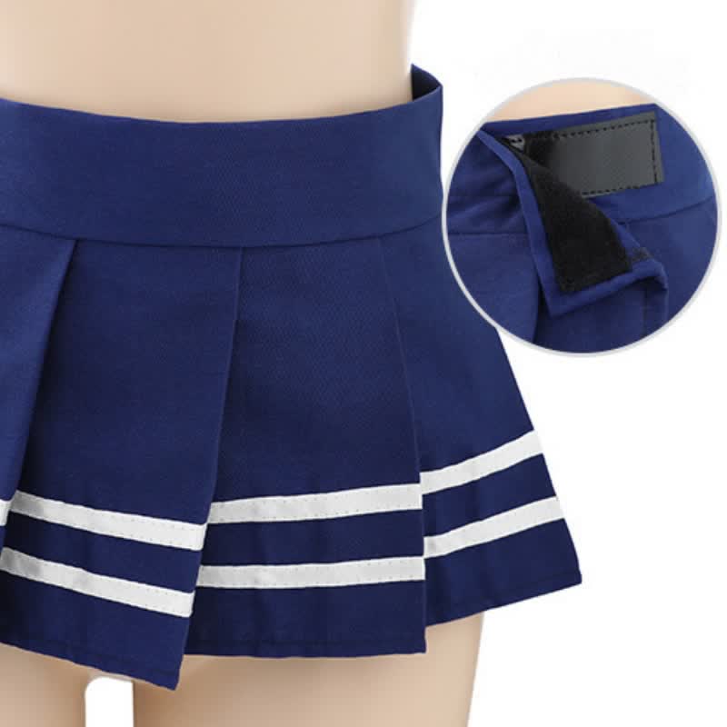 Cosplay Sailor Collar Hollow Out One-piece Uniform Lingerie