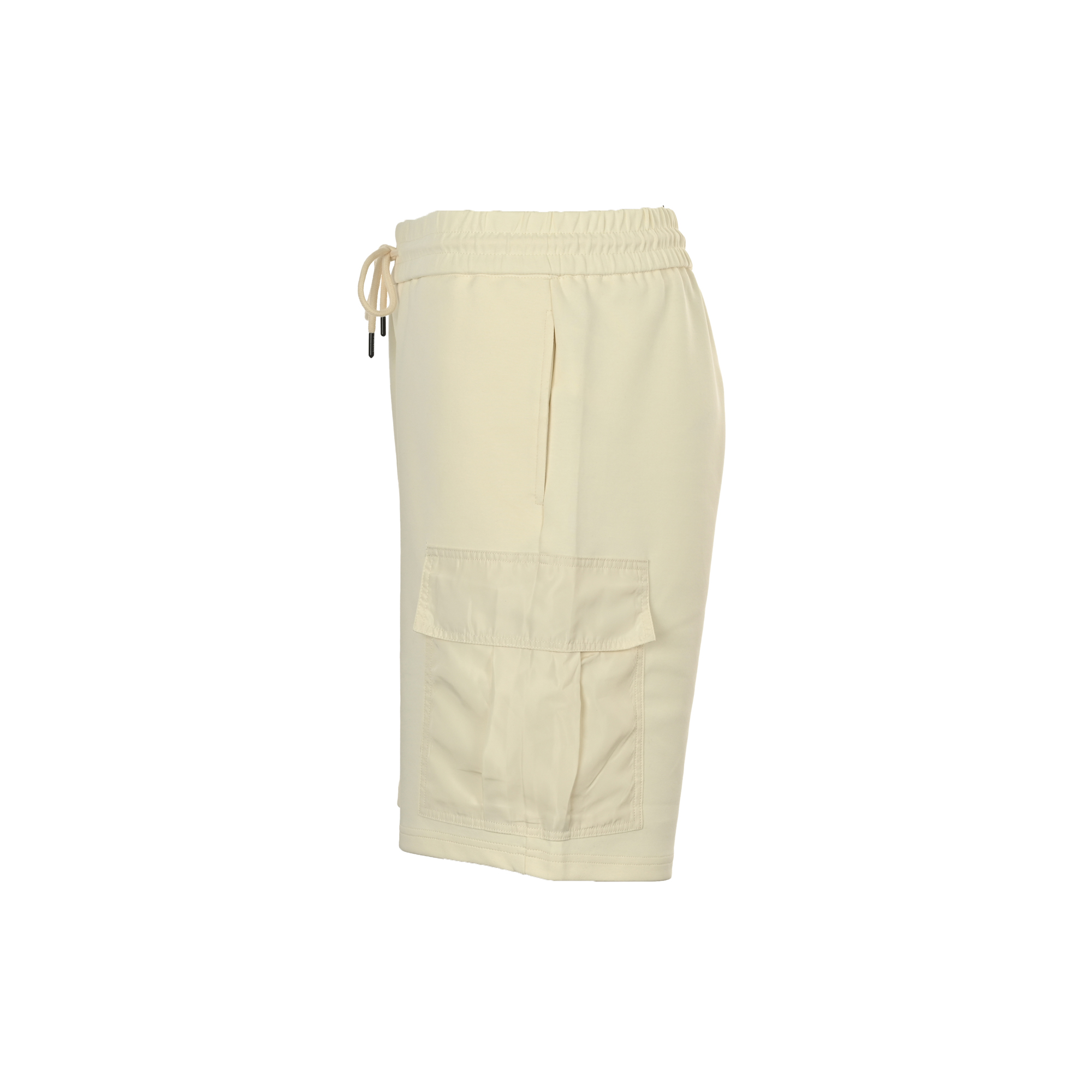 Prada 25ss metal triangle logo side pocket cargo shorts