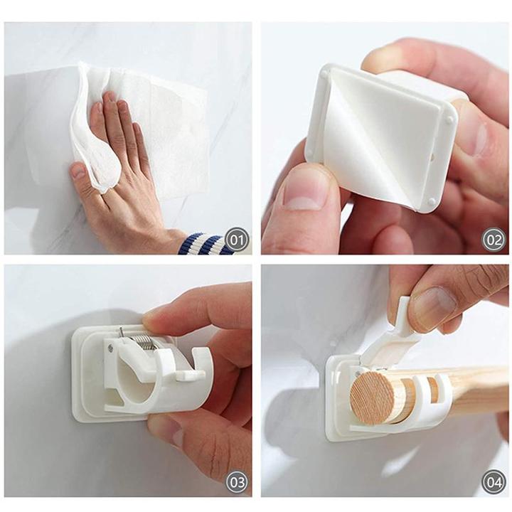Nail-free Adjustable Rod Bracket Holders-Buy 3 or more and get a 20% discount
