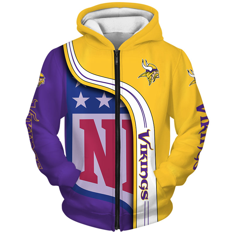 MINNESOTA VIKINGS 3D HOODIE MMVV001