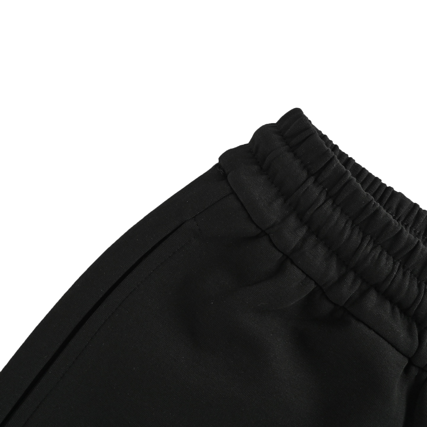 Prada 25ss triangle red rubber logo shorts