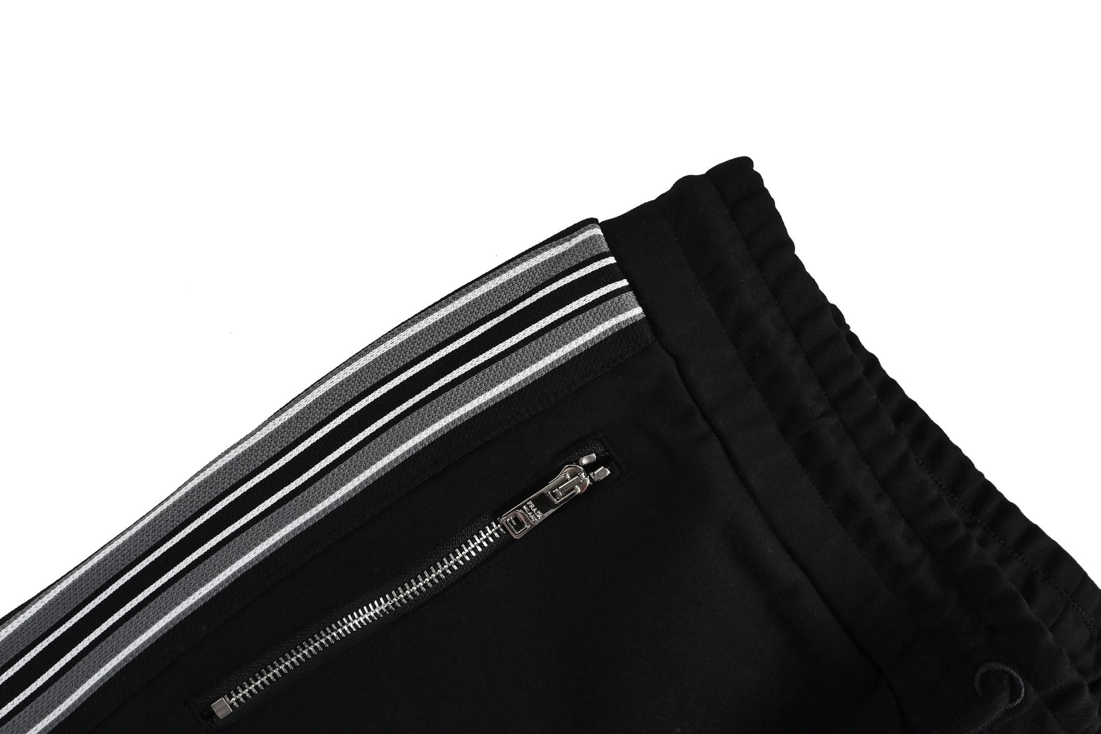 Prada Pocket zip side webbing shorts