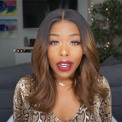 New Affordable Ombre Brown Bob Basic Cap Frontal Lace Wigs for Summer