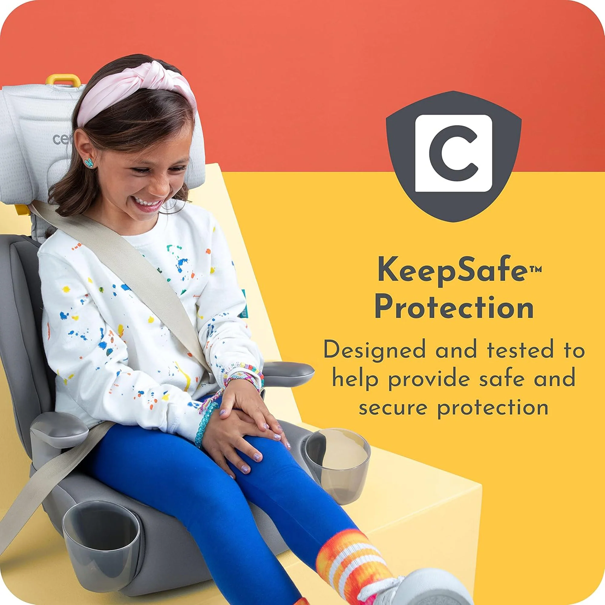 Century Boost On 2-in-1 Booster Seat For Kids, 20x18.5x31 inches
