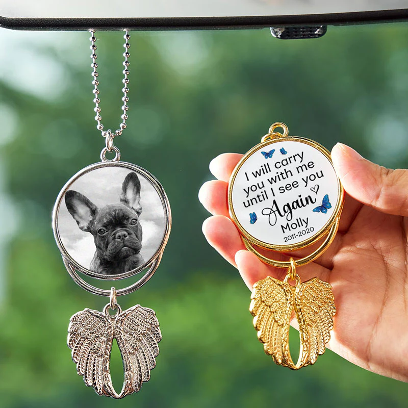 Personalized Angel Wings Keychain