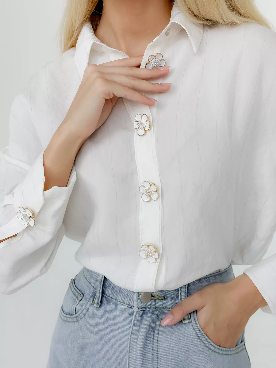 On Sale🔥6 Pack- Shirts Button Cover For Women (Flash Sale - 50% Off)