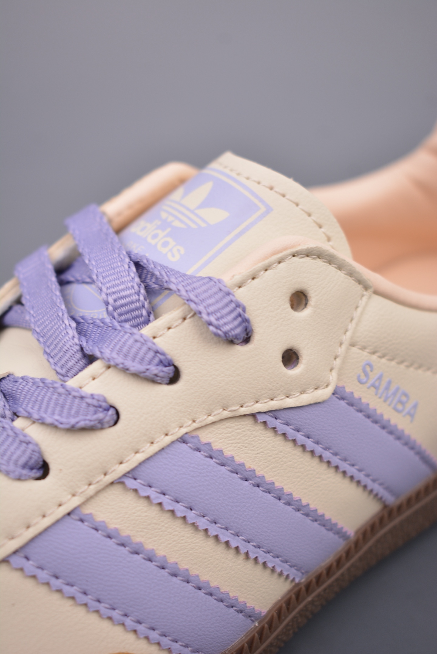 Adidas Originals Samba OG Leather Off-White Purple JI2678