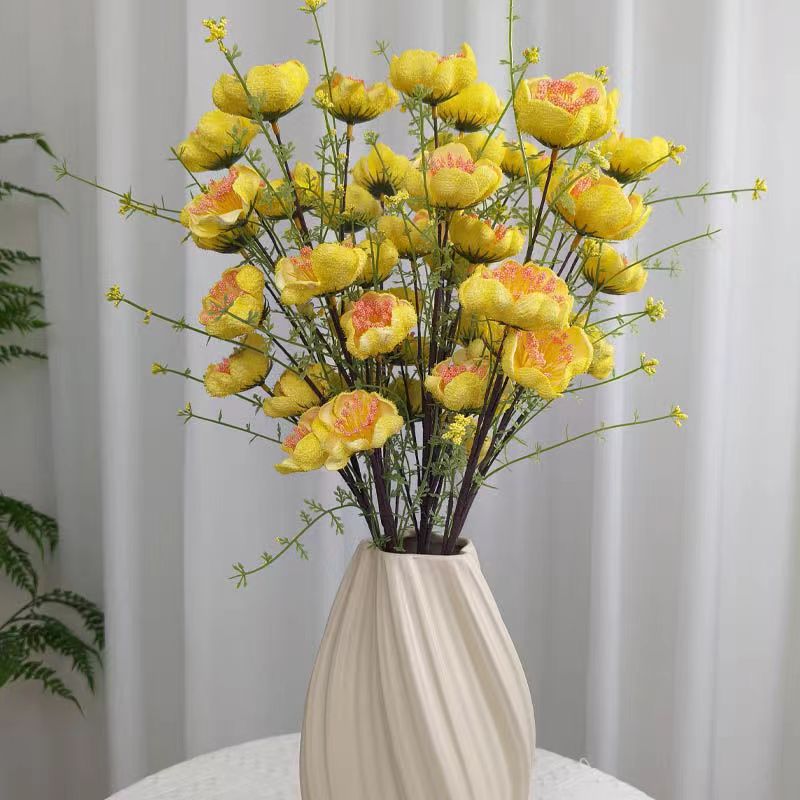 4 Pcs Light Luxury High-End Artificial Silk Azalea