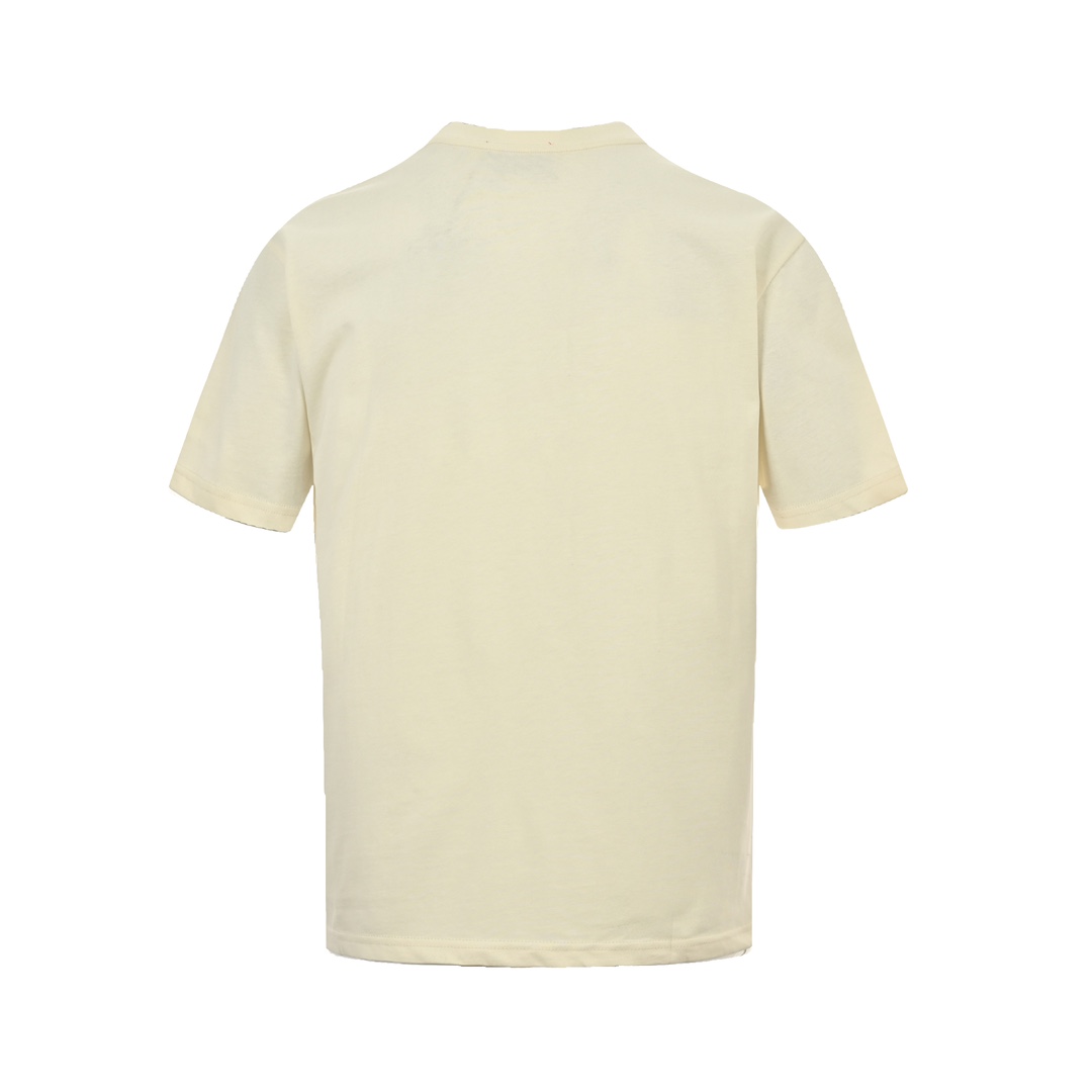 Gucci 24ss square letter print short sleeves
