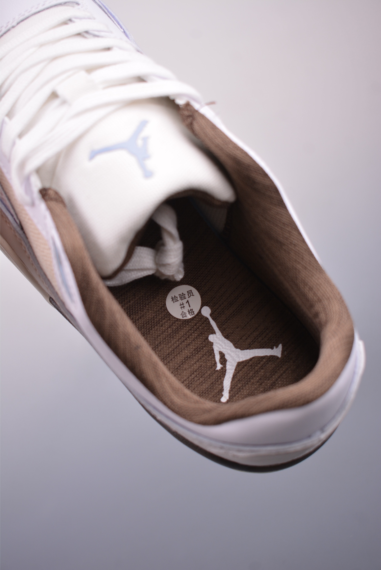 Nike Air Jordan Flight Court Sneakers Gray Brown IB8858-141