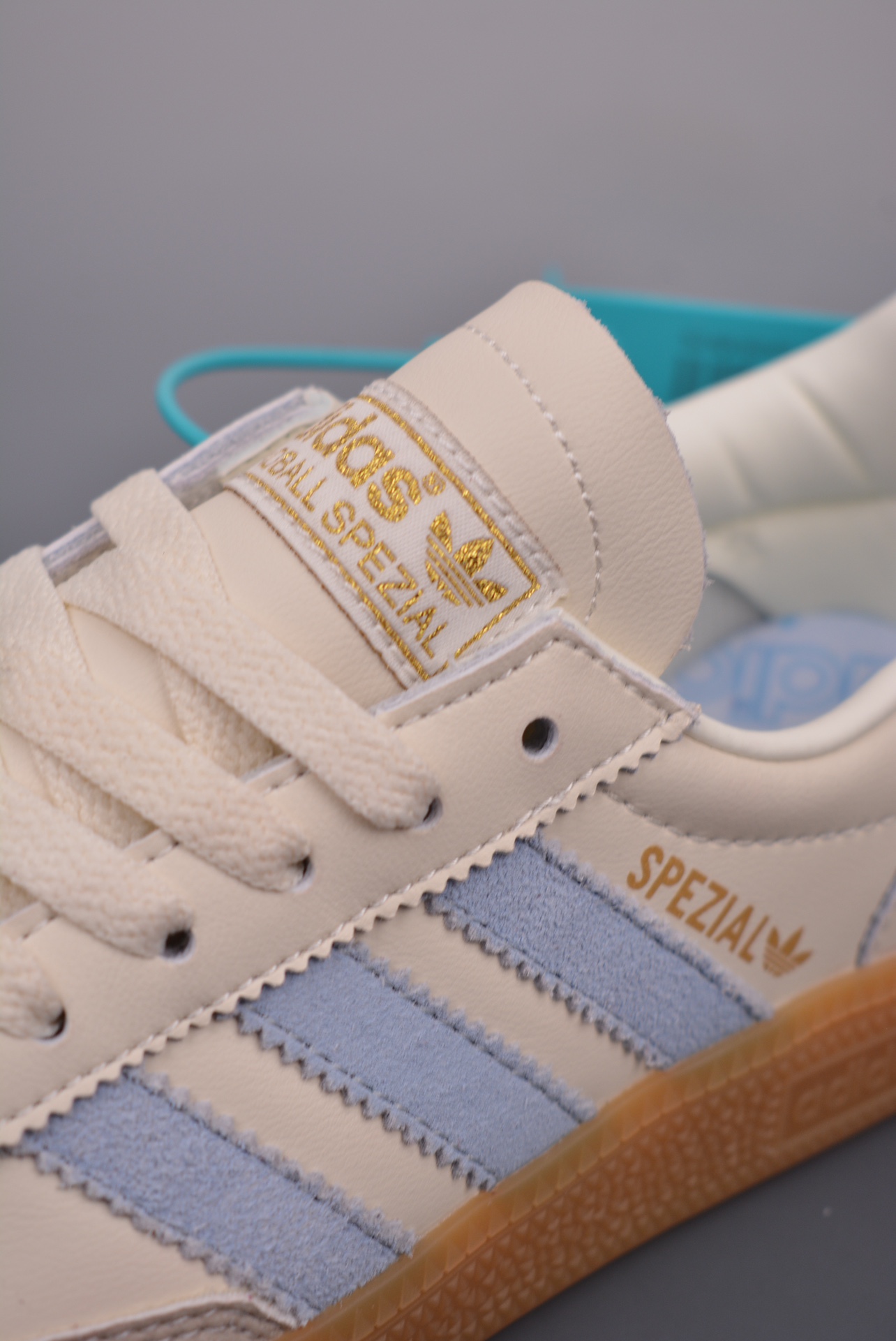 Adidas Handball Spezial light blue and white IE3710