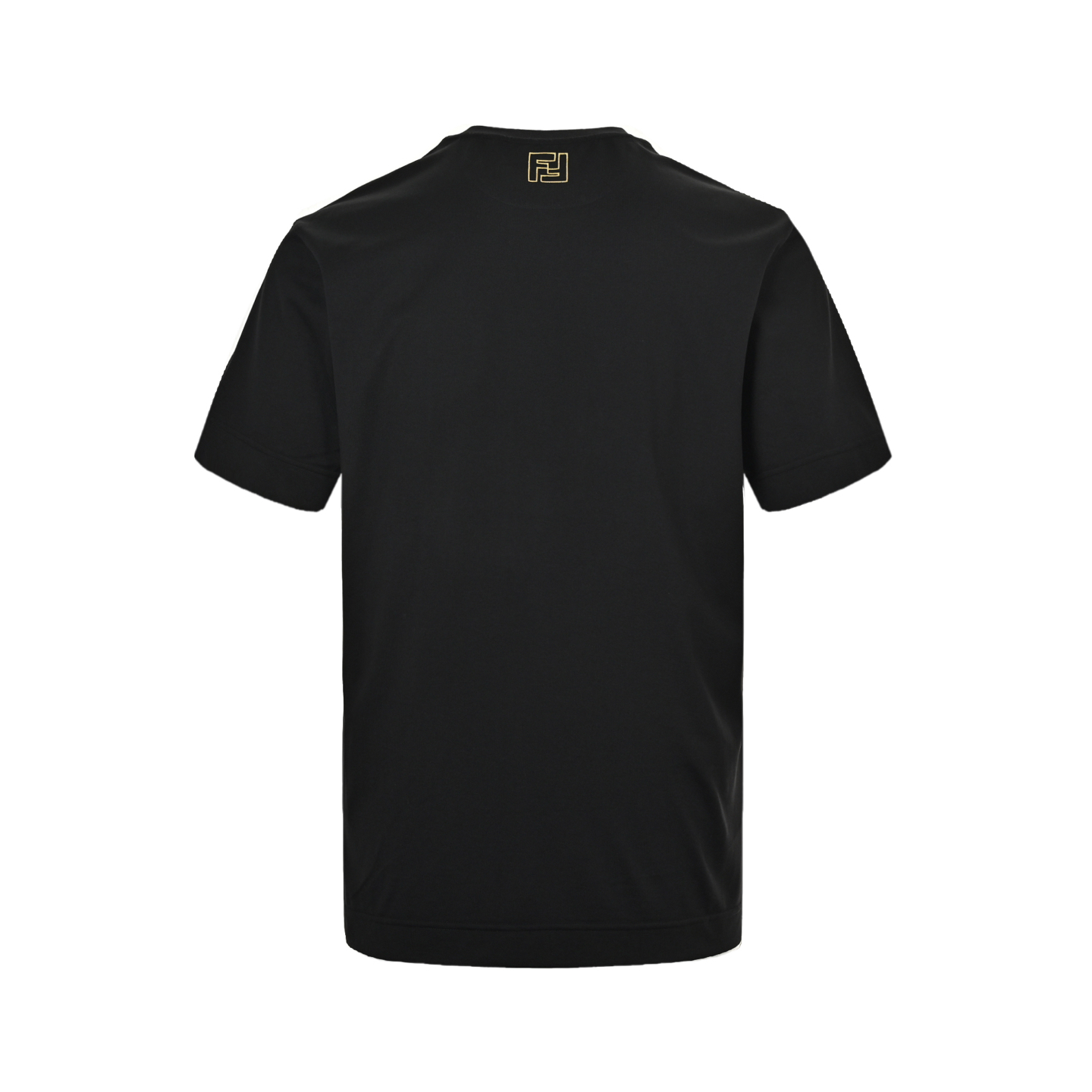 Fendi 25ss gold-stamped logo printed short sleeves