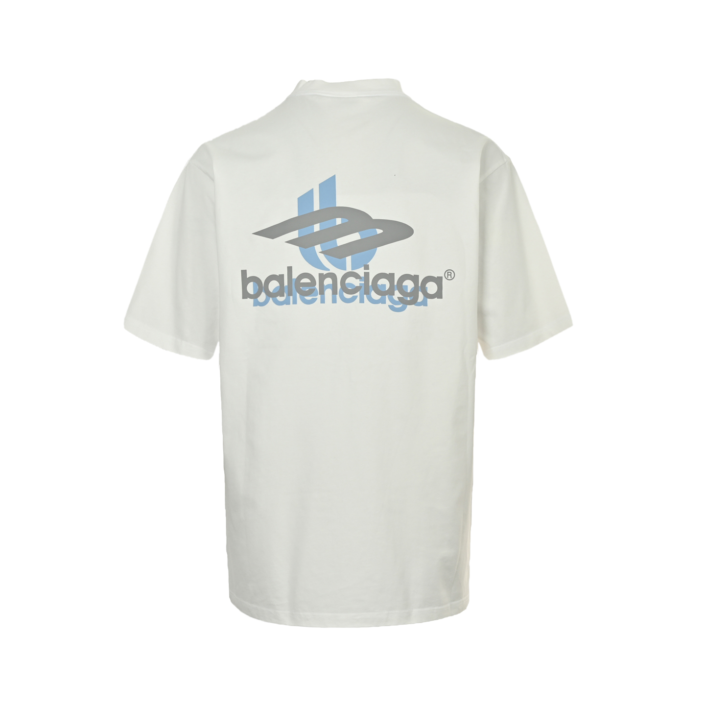 Balenciaga 25ss overlapping letter logo print short sleeves