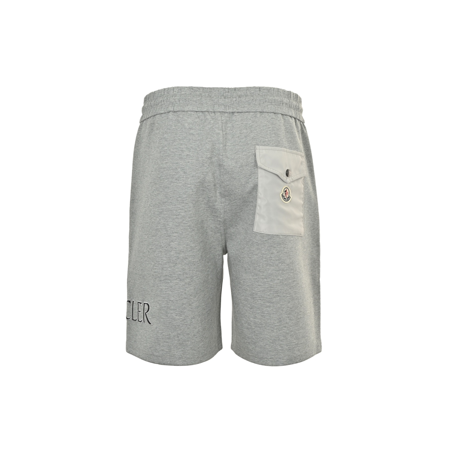 Moncler 25ss side lettering back pocket embroidered logo shorts