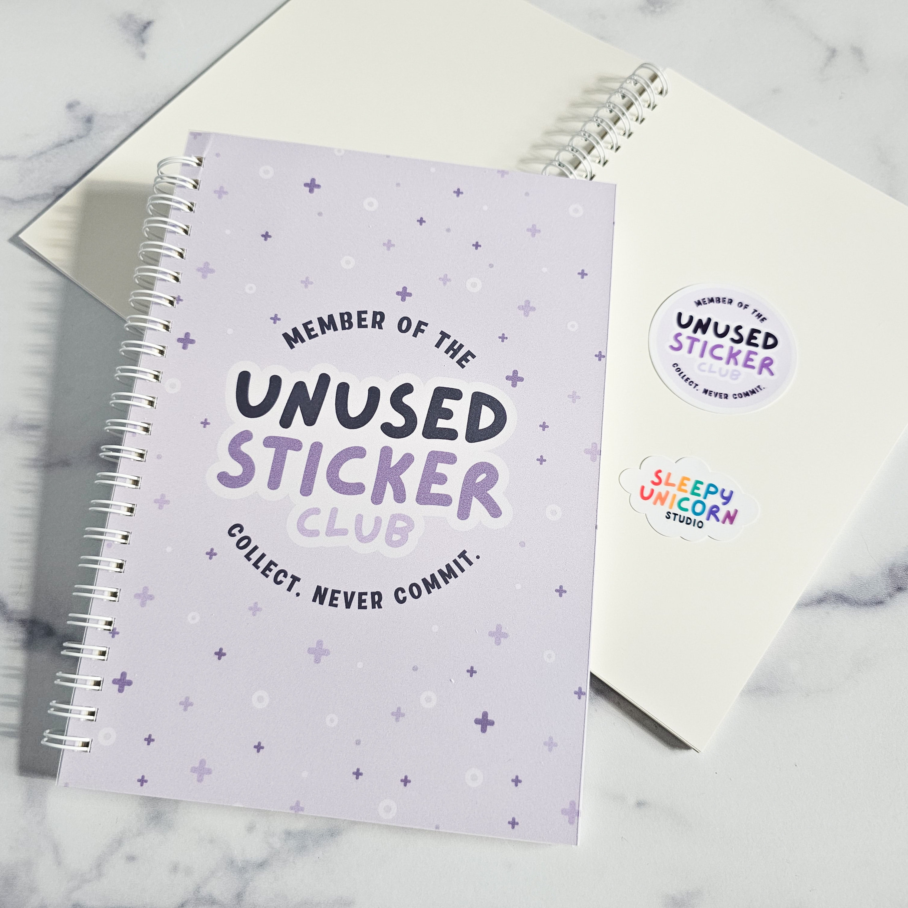 Unused Sticker Club Reusable Sticker Book for Sticker Collector