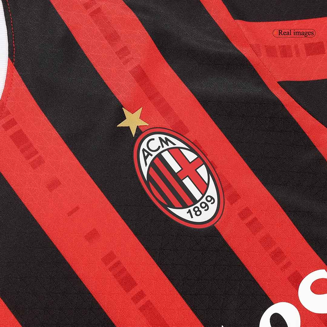 Authentic PULISIC #11 AC Milan home football shirt 2024/25 - UCL