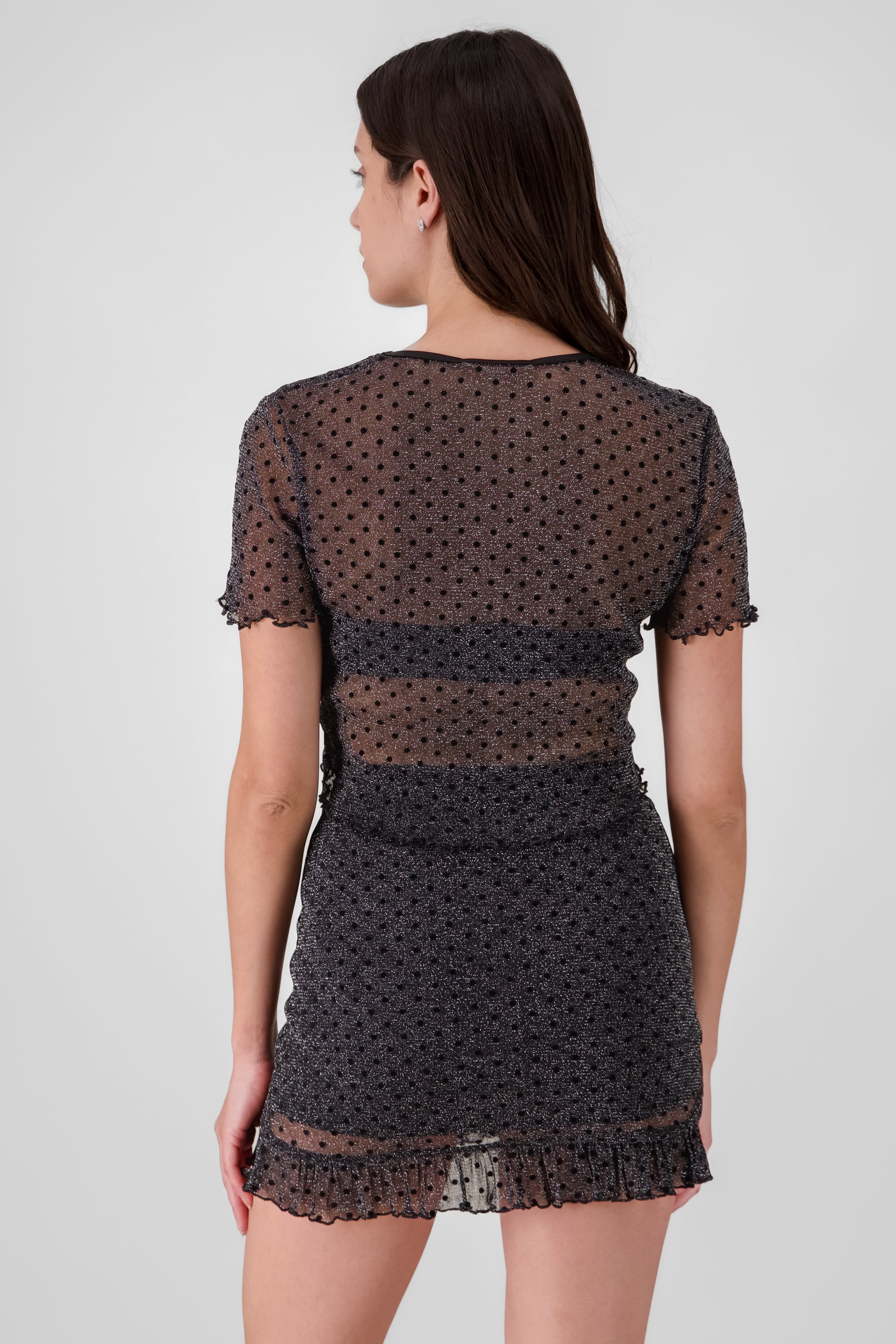 Short Sleeve Mesh Top