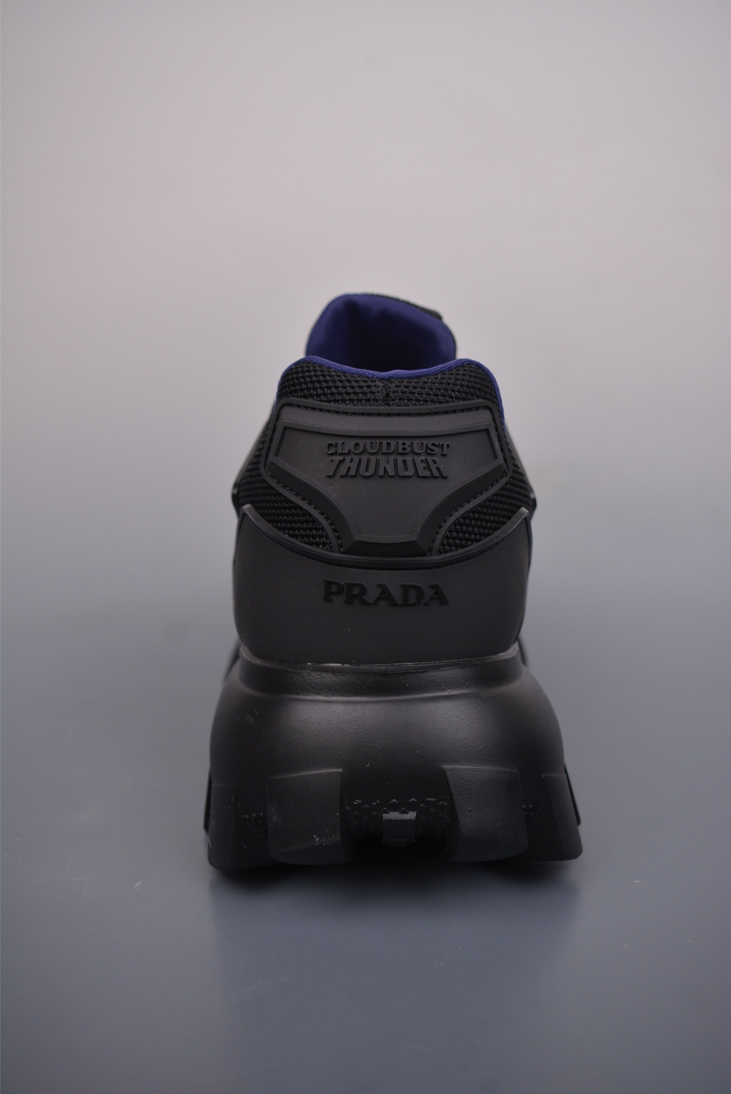 Prada Cloudbust Thunder Low Sneakers all black laser 2EG293_3LA8_F0002