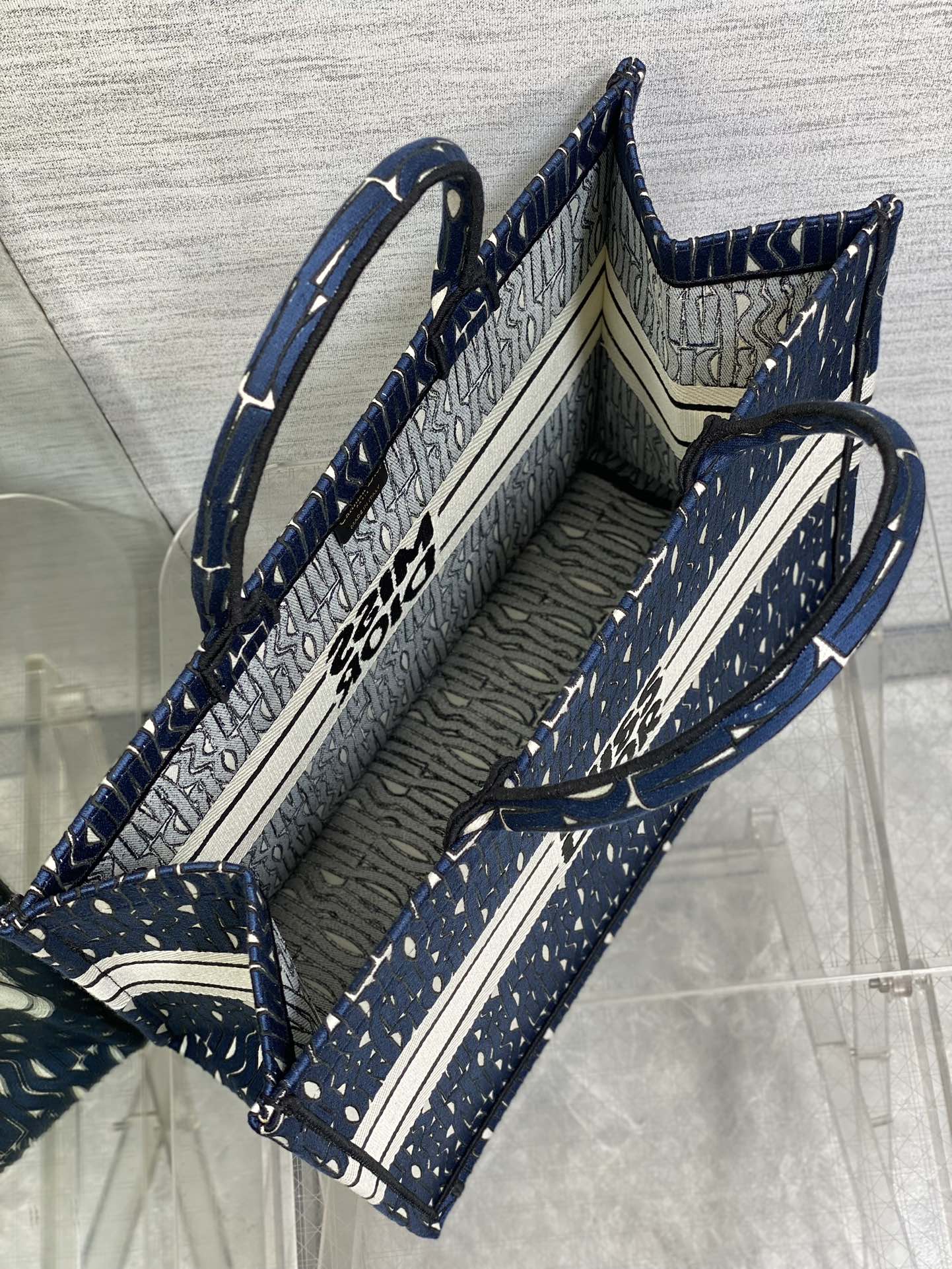 Dior Miss Embroidered Tote Shopping Bag