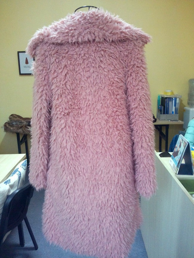 Faux Fur Coat for Women - European and American Style