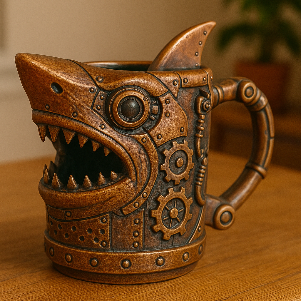 Bite Back Shark Mug