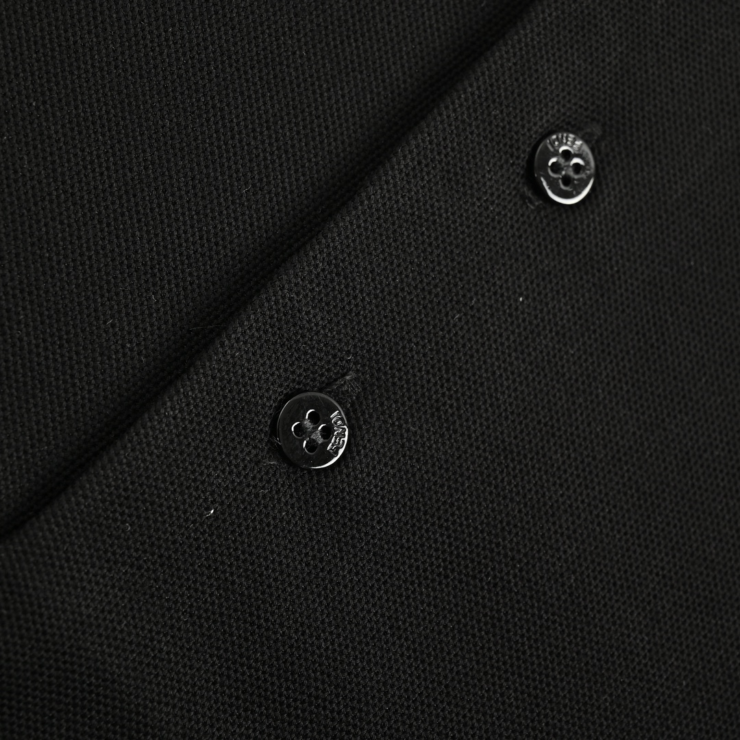 Fendi FF placket Polo short sleeve
