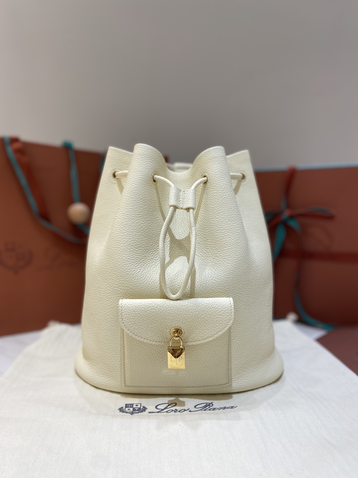 Loro Piana Extra Drawstring Backpack