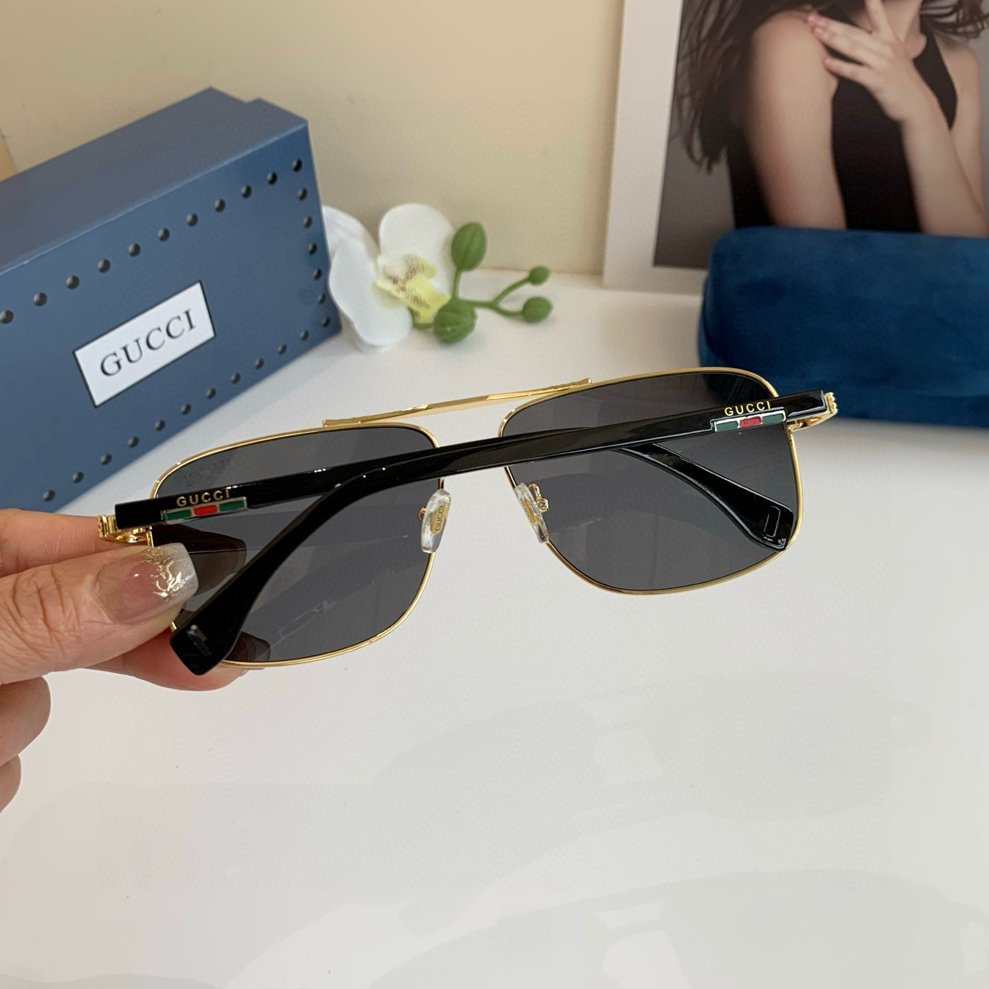 Gucci Round Frame Sunglasses