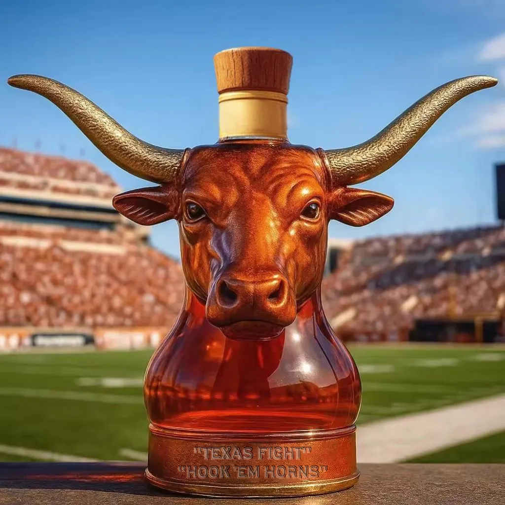 Longhorn Bull Head Whisky Collector's Bottle