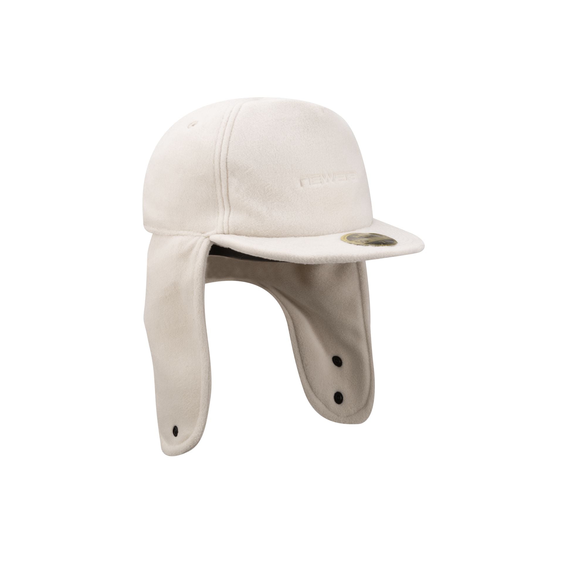 New Era Branded Vintage Stone Polartec Dog Ear Retro Crown 59FIFTY Fitted Hat