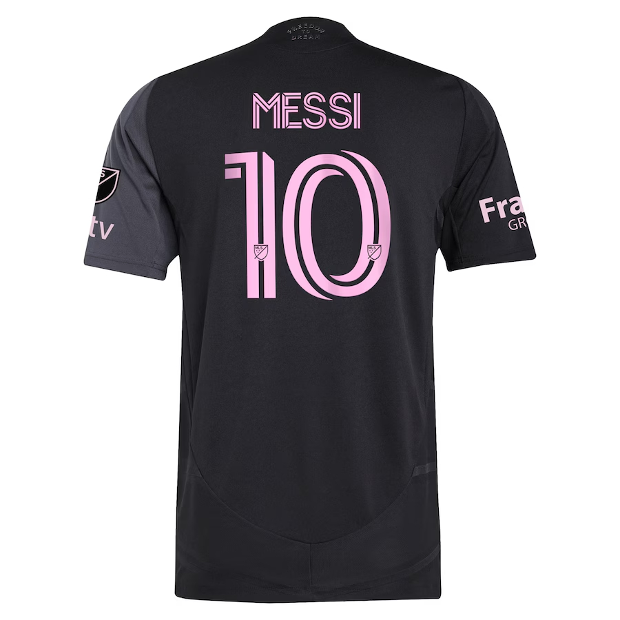 Lionel Messi Inter Miami CF adidas 2025 Euforia Authentic Player Jersey - Light Pink/Black