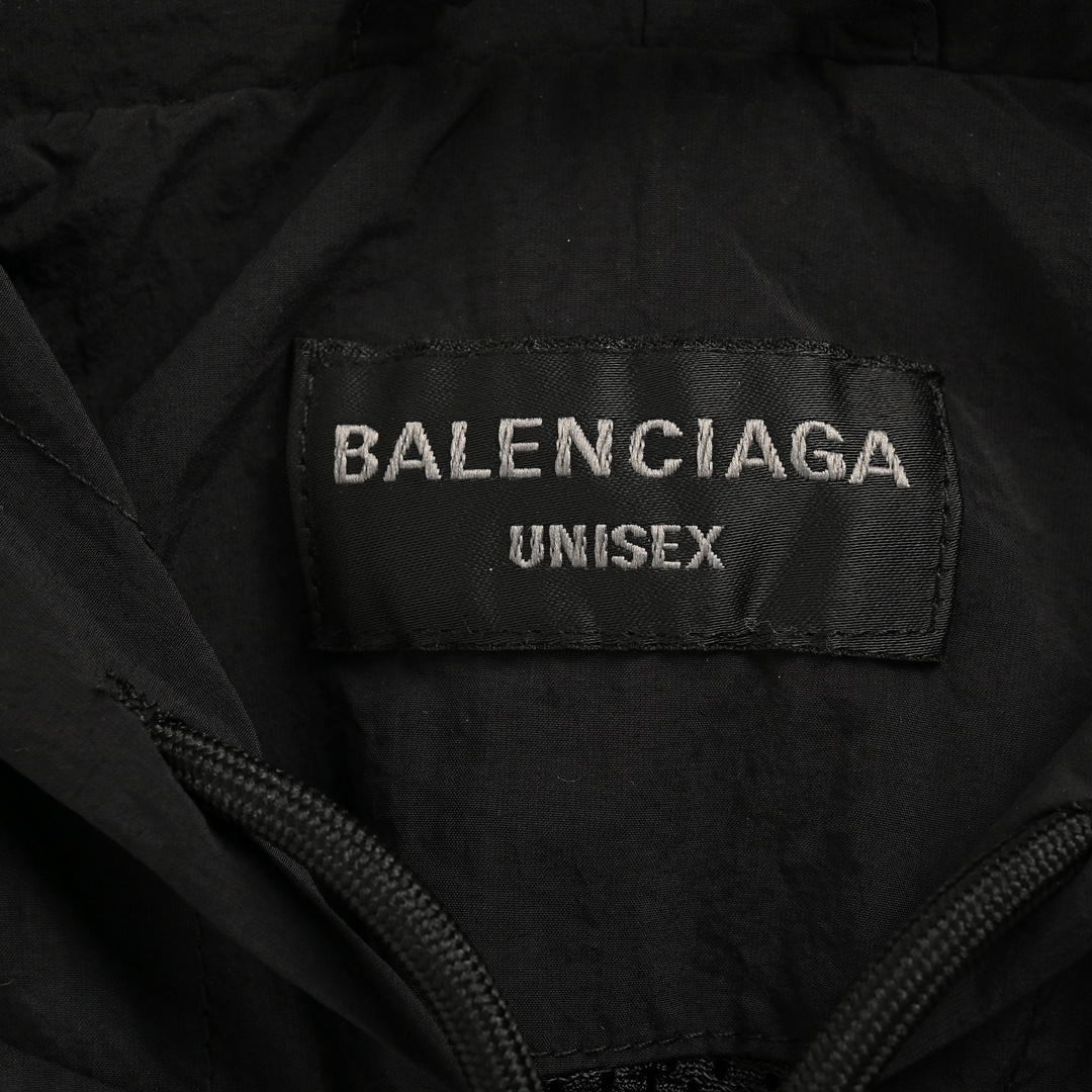 Balenciaga 24Fw hook and loop embroidered woven jacket