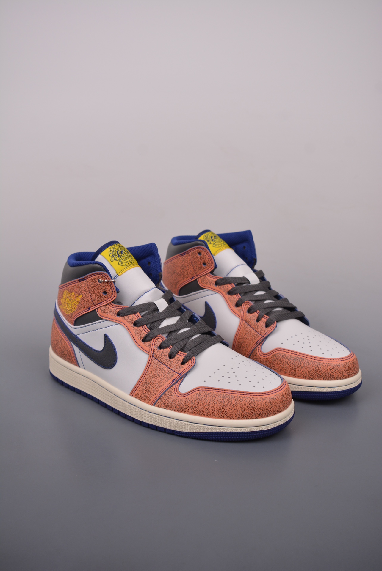 Air Jordan 1 Mid White Orange Toe FV3619-106