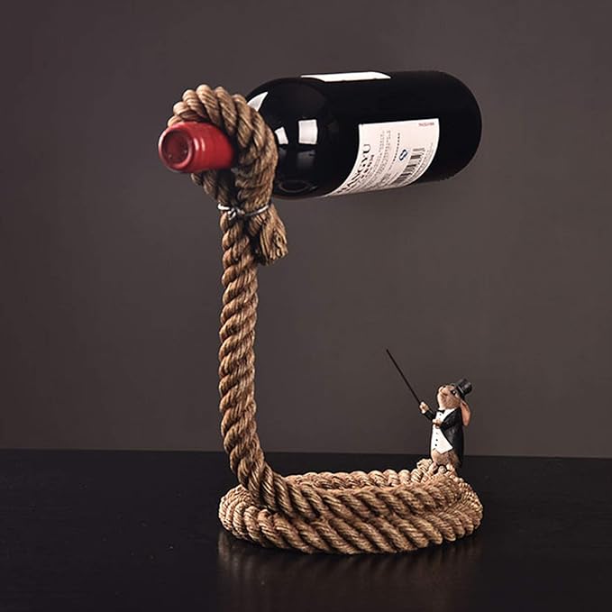 Creative Floating Chain Wine Rack