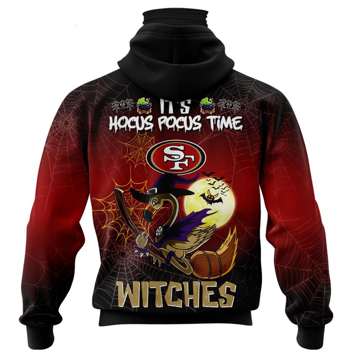 SAN FRANCISCO 49ERS 3D HOODIE HALLOWEEN002