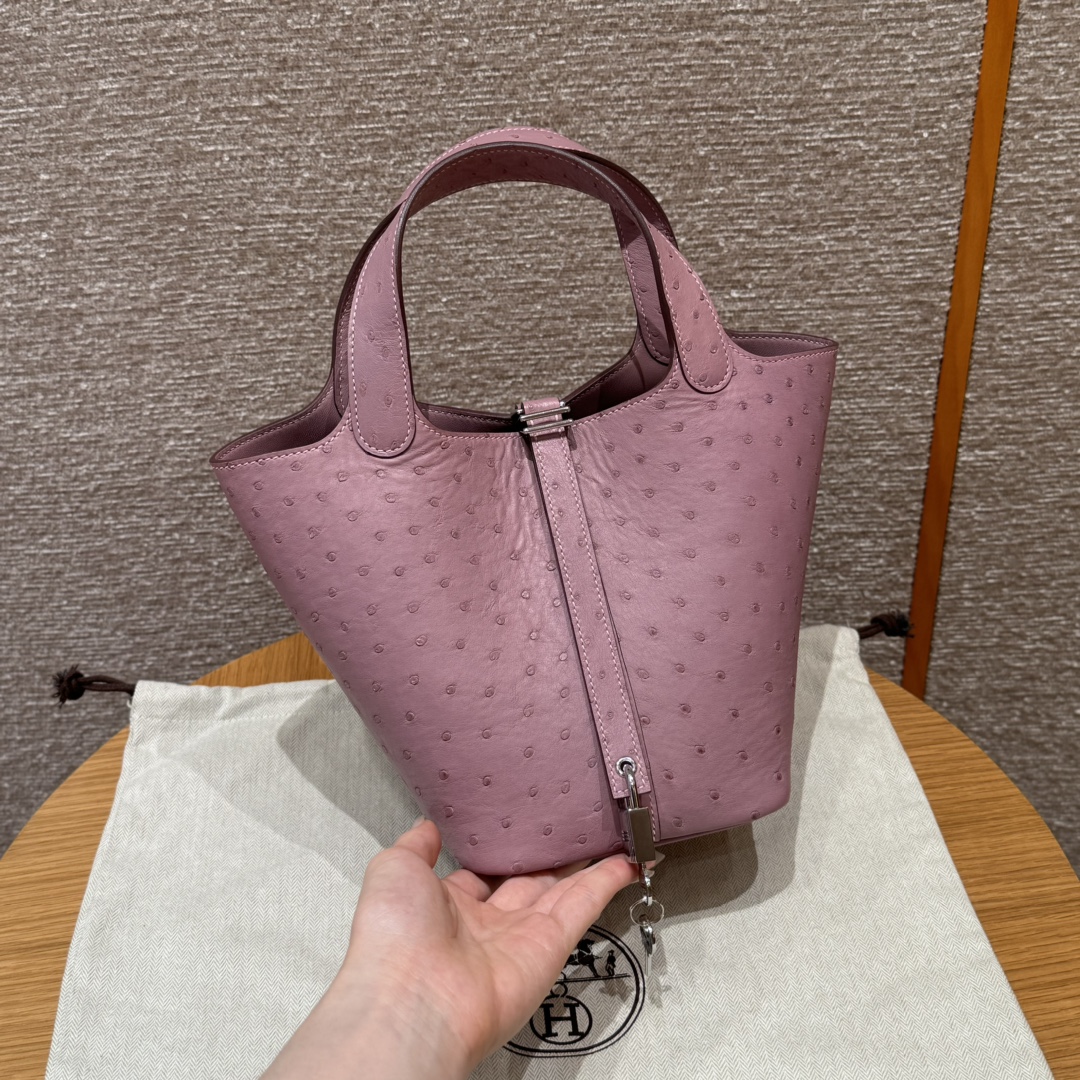 Hermès Picotin 5HCyaen Handbag (Handmade to Order)