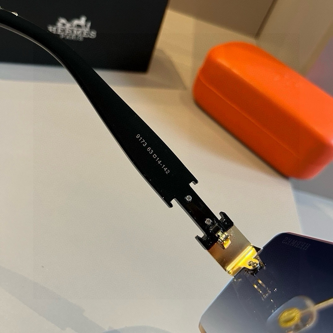 Hermes rimless sunglasses