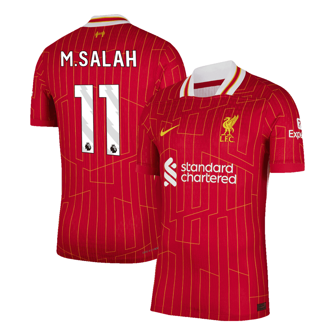 Authentic football jersey M.SALAH #11 Liverpool Home Shirt 2024/25