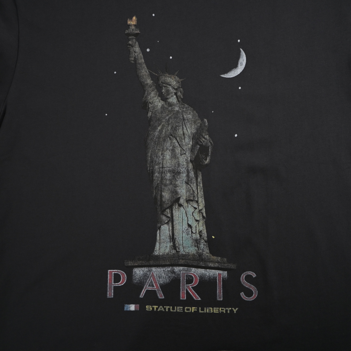 Balenciaga Statue of Liberty Print Short Sleeve
