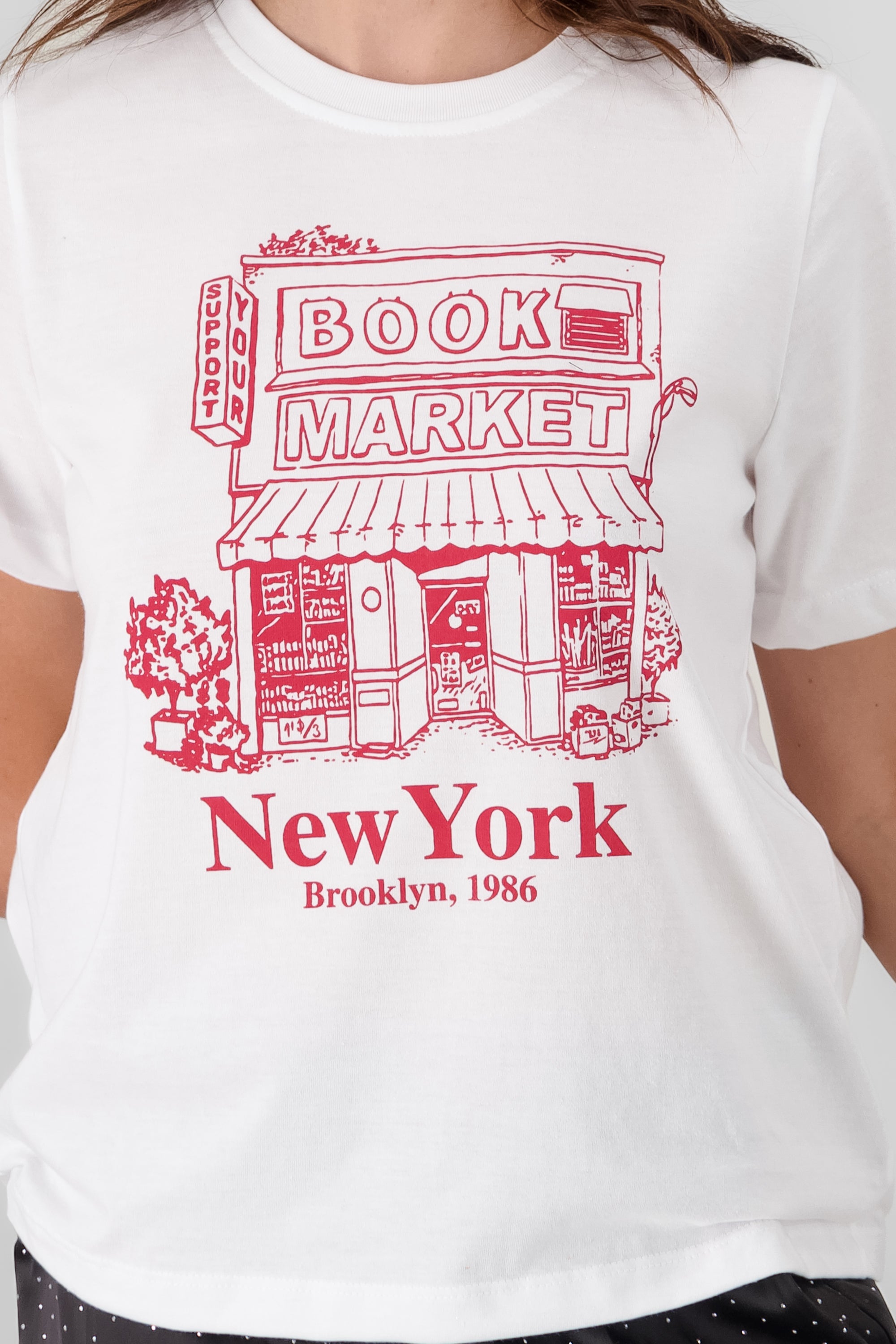 New York Print T Shirt