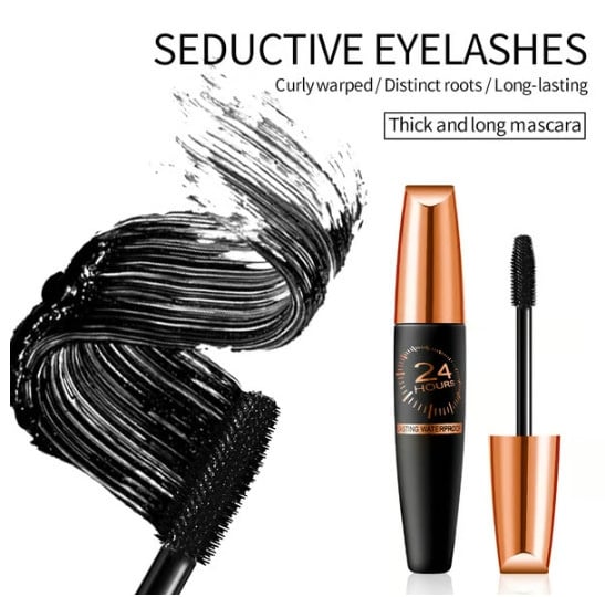 4D wasserfeste Seidenfaser-Mascara mit dicker Verlängerung